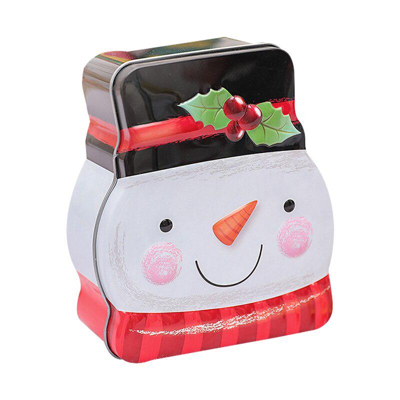 Christmas Cartoon Candy Can Penguin Santa Claus Snowman Smiling Face Christmas Child Gift Box