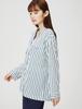 Gelato Pique Striped Shirt PWFT221129 NVY Free Size Women's