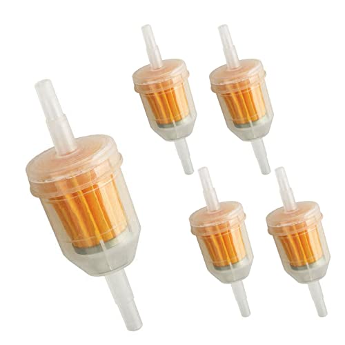 LIKENNY Universal Fuel Filter for Car & Motorcycle Gas Filter Hose Inner Diameter 6mm