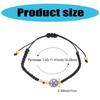 Sturdy Woven Sports Bracelet with Beads Unique Wristband Jewelry Perfect for Football Fan and Everyday Wear