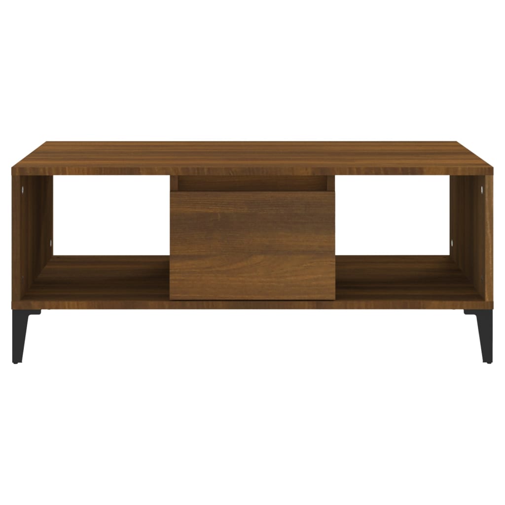 Coffee Table, Brown Oak, 90x50x36.5 Cm