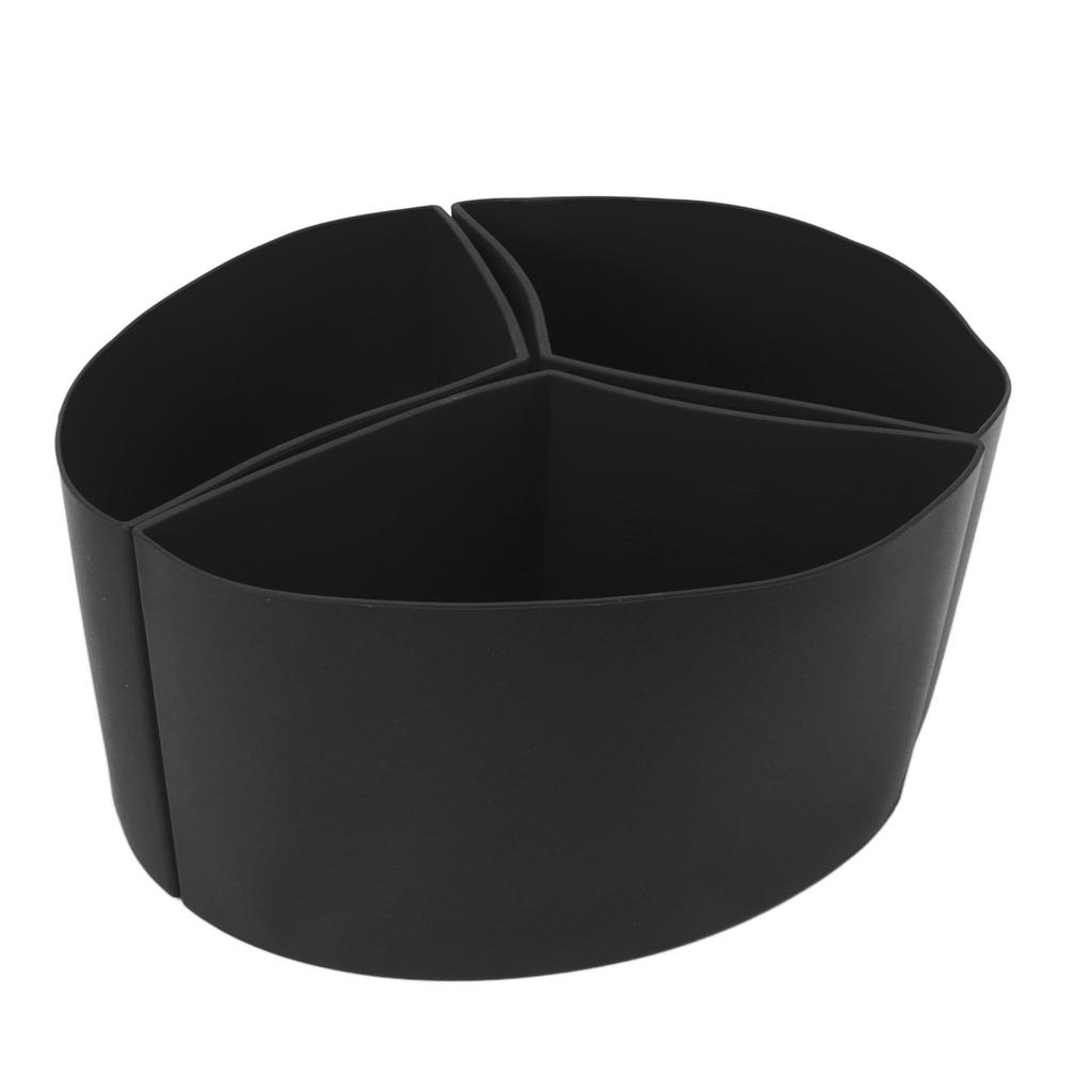3 in 1 Silicone Slow Cooker Divider Liner Reusable Leakproof Dishwasher Safe Cooking Liner For 6 Quart Pot Black