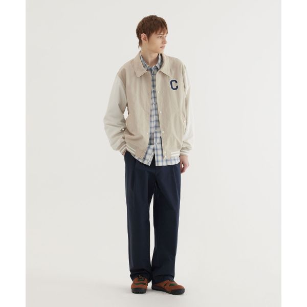 Covernat Early Autumn Fashion Casual Lapel Single-Breasted Versatile Jacket Unisex jackets Beige CO2501JK32BE