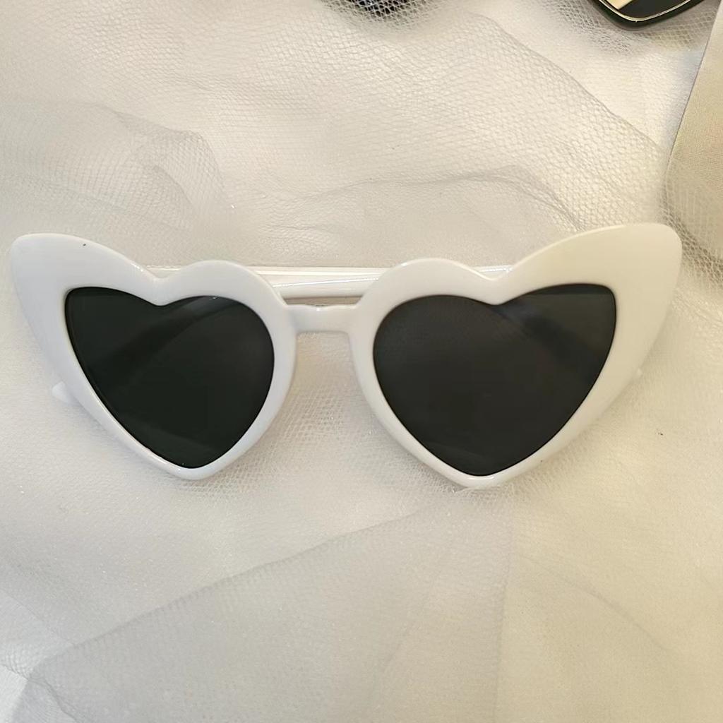Love Children'S Sunglasses Lesbian Peach Heart Sunglasses Boy Baby Travel Sunscreen Sunshade Small Glasses