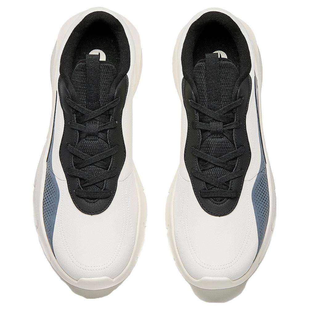 New Anta Anti Slip And Wear Resistant Lightweight Low Top Casual Shoes Men's White Gray Black 112517710R-1