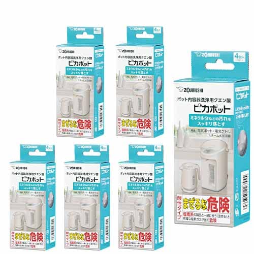 

Zojirushi Pikapot Citric Acid for Cleaning Pot Containers, CD-KB03X-J, 30g x 4 Packets, Set of 6