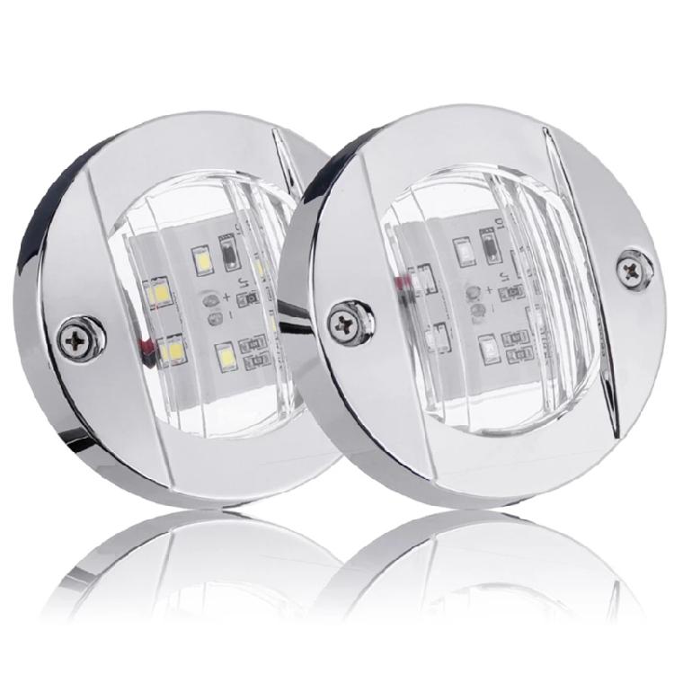Rundes LED-Licht mit 75 mm Durchmesser für Marineyachten 12/24V Kabinen-Deckleuchten