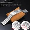 17 19 20 21 23mm cinturino solido in acciaio inossidabile per orologi Swatch YCS YAS YGS IRONY YGS749 Braccialetto da polso di ricambio da uomo