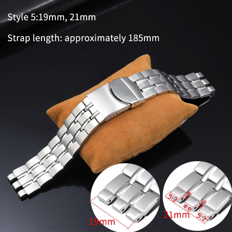 17 19 20 21 23mm cinturino solido in acciaio inossidabile per orologi Swatch YCS YAS YGS IRONY YGS749 Braccialetto da polso di ricambio da uomo
