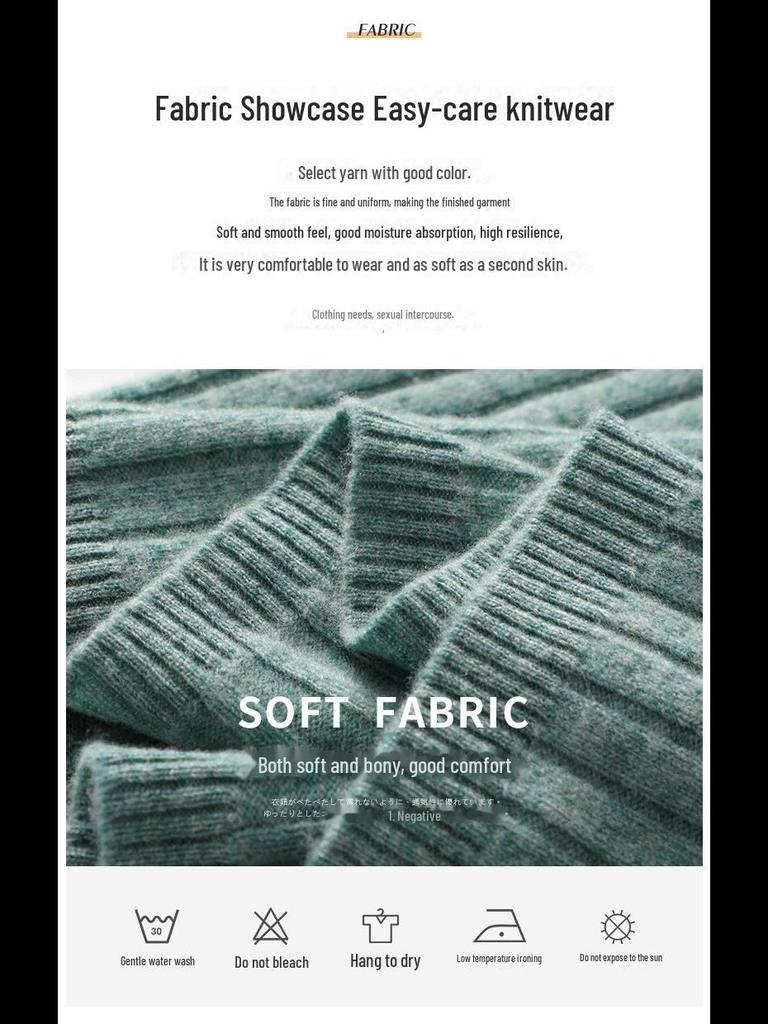 Dámský pletený svetr s výstřihem do V a dlouhým rukávem