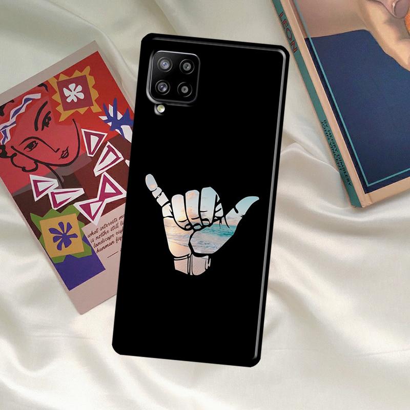 Surfer Surf Hang Loose Shaka Case For Samsung Galaxy A56 A36 A06 A13 A53 A32 A12 A22 A52 A35 A26 A16 A55 A15 A54 A34 A14