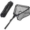 Folding Fish Landing Net Portable Collapsible Triangular Fly Fishing Net