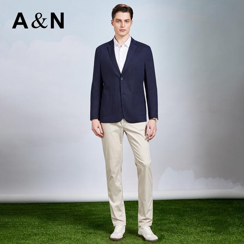 Antonio Men's Tencel-Linen Blend Old Money Style Casual Blazer