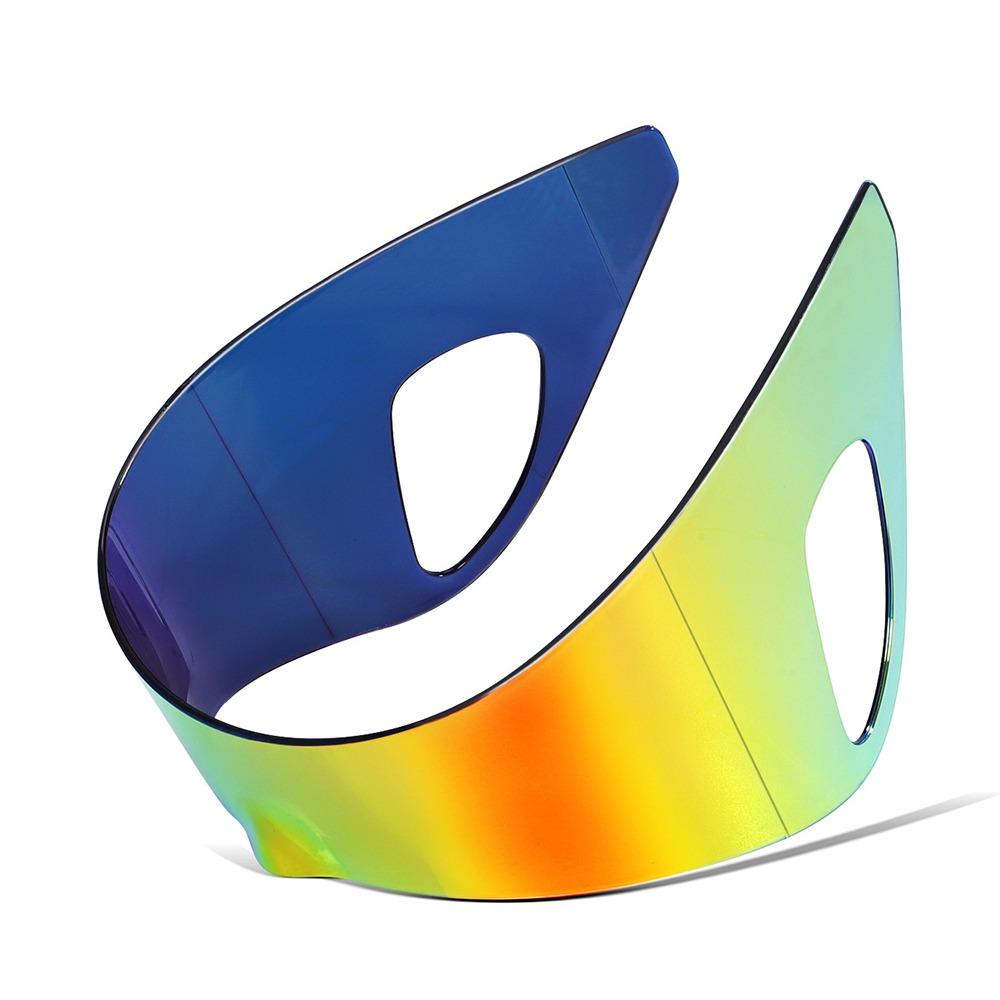 Gradient Color Futuristic Sunglasses Oversized Wrap Around Sports Sun Glasses Chic Rimless Punk Shield Goggles for Men Women