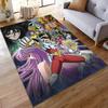 "Anime Style Carpet with Heroic Characters and Vibrant Colors Design" Suitable for use as an anti-slip for living room bedroom sofas