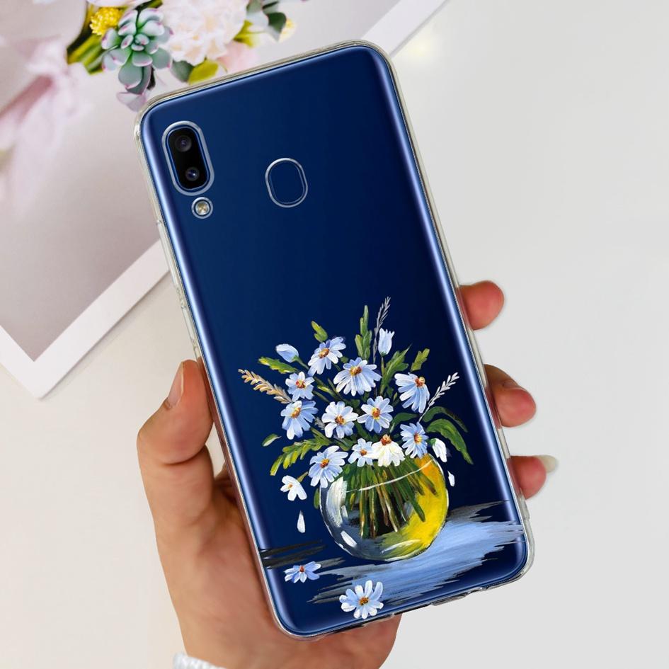 For Samsung Galaxy A20 Case A205 SM-A205F Silicone Cover Cute Astronaut Soft Phone Cases For Samsung A20e A202F A30 A305F Bumper