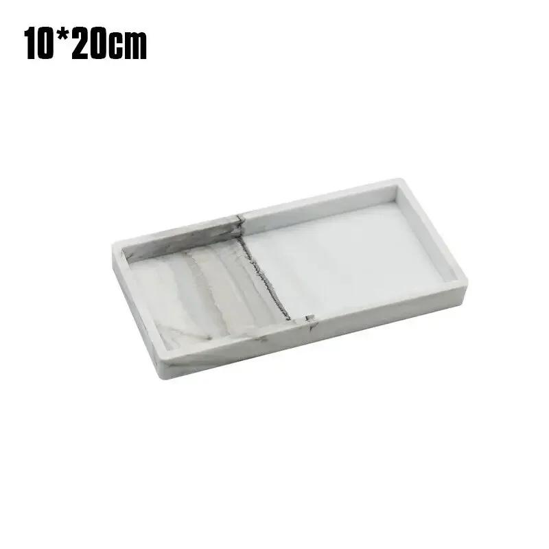 Bathroom Tray Countertop Silicone Vanity Tray Cosmetic Perfume Organizer Tray Vanity Sink Tray Key Accessories Tray New