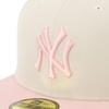 New Era Kappe 59FIFTY NY Stein Rosa Rouge 2-Ton MLB New York Yankees 7 70905975 NER34C2456 5/8