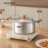 Casserole de cuisson polyvalente en acier inoxydable 316L