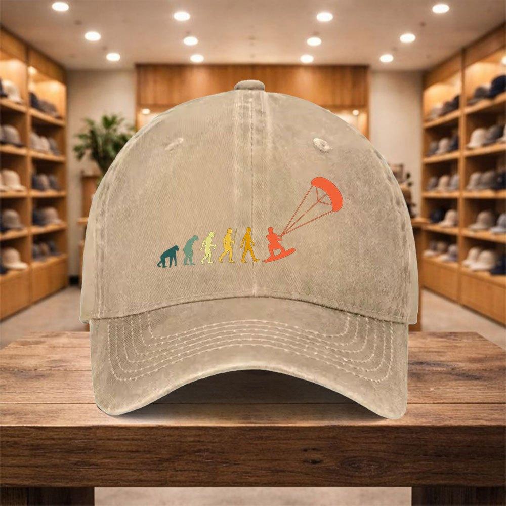 pc Baseball Cap Casual Snapback Hat New Kite Surfing Style Versatile Adjustable Sports Cap Suitable for Vacation Travel St