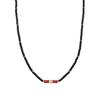 Collier en or jaune 18 carats et jade vert - Asmi