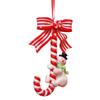 Santa Claus Christmas Lollipop Ornaments Soft Clay Christmas Hanging  Candy Cane Xmas   Gift