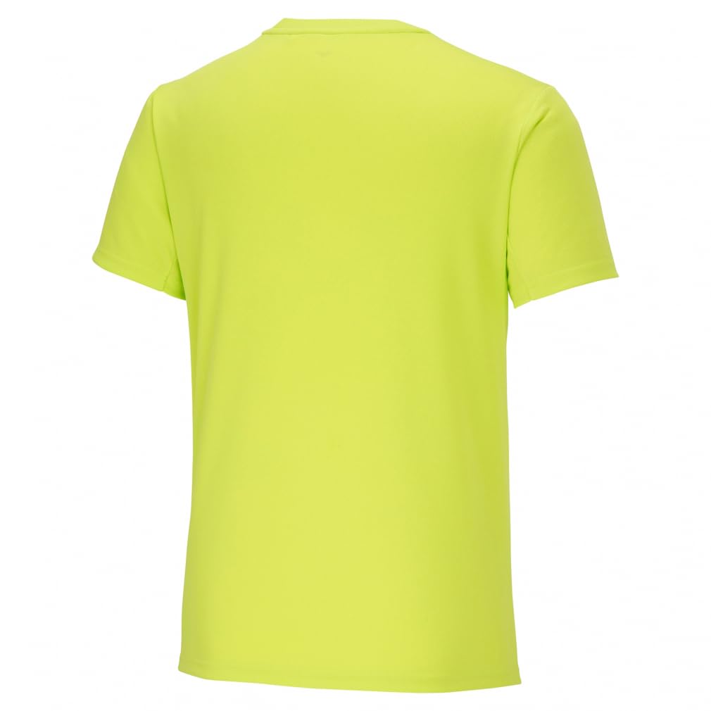 Trainingsshirt Kurzarm mit großem Logo in Limettengrün 32MAA155, Feuchtigkeitsableitend, Schnelltrocknend, Grün, XL,