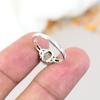 Rainbow Moonstone 925 Sterling Silver Oval Gemstone Boho Style Handmade Ring For Women