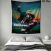 Kylian Mbappé Pride  Wall Hanging Printed Fabric Blanket Decorative Tapestries for Bedroom Living Room Home Decor