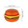 Kitchen Dipping Bowls Soy Sauce Dish Stackable Hamburger Shape Small Appetizer Plates for BBQ Party Snack Dessert