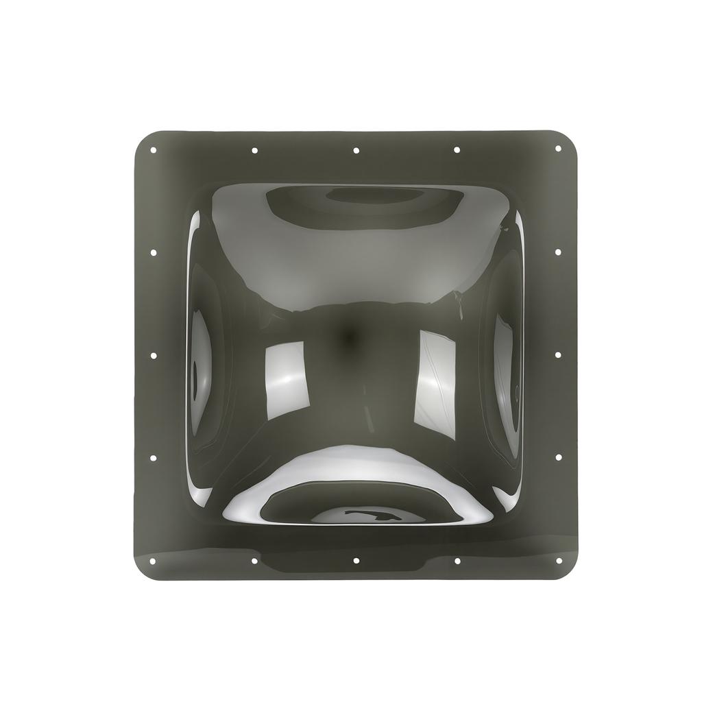 RV Skylight Replacement 18x18in OD Anti Impact Leak Proof Skylight Outer Dome for Trailer Motorhome Fifth Wheels Food