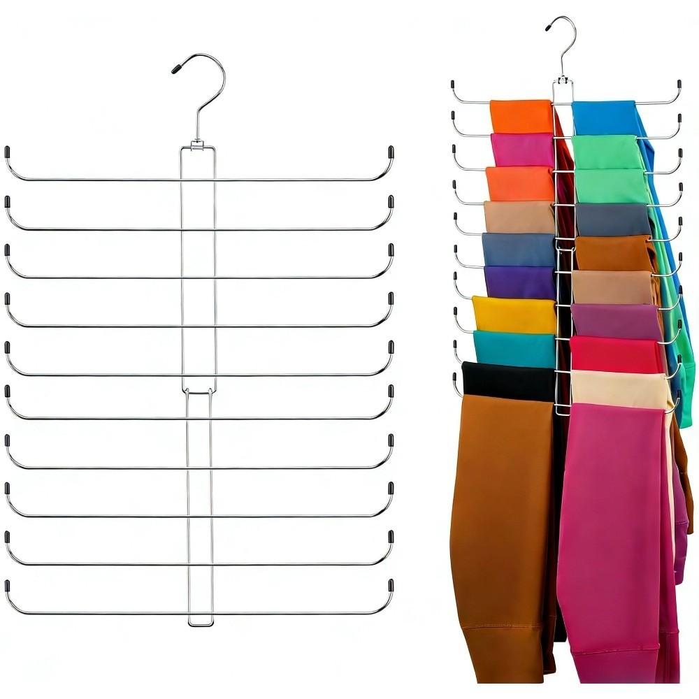 Space Saving Hijab Holder Foldable Legging Hanger Storage Tools Scarf Organizer Closet Storage