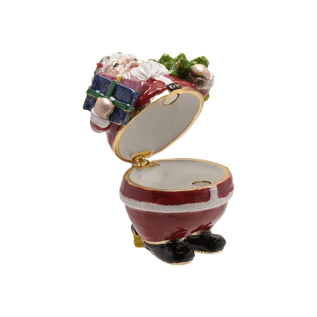 Santa Claus with Christmas Tree Jewellery Box