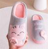 Women's Cozy Winter Cotton Slippers - Cute, Indoor, Heel-Covering, Plus Velvet, Soft Sole