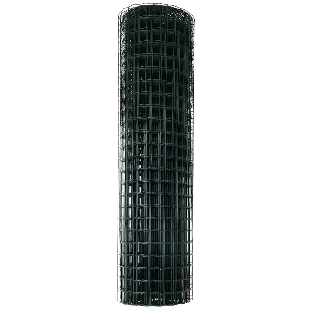 Euro Fence Green 1 X 10 M PVC Coated Iron