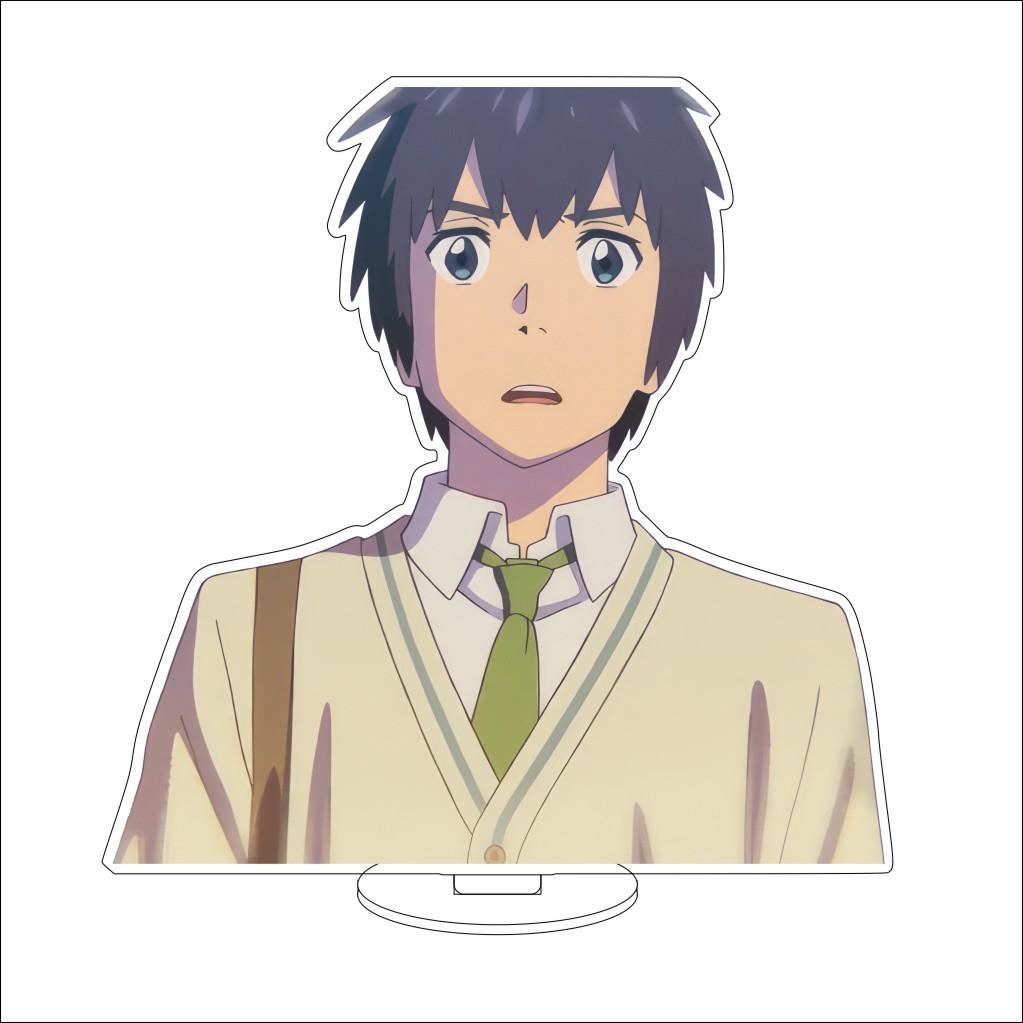 16CM Anime Your Name Cosplay Acrylic Stand Ornaments Okudera Miki Natori Sayaka Tachibana Taki Figure Stand Halloween Gifts