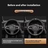 Autolenkradabdeckung Für Volvo XC40 XC60 XC70 XC90 V40 V50 V60 V90 S40 S60 S80 S90 Kohlefaser 38cm Leder Auto Zubehör