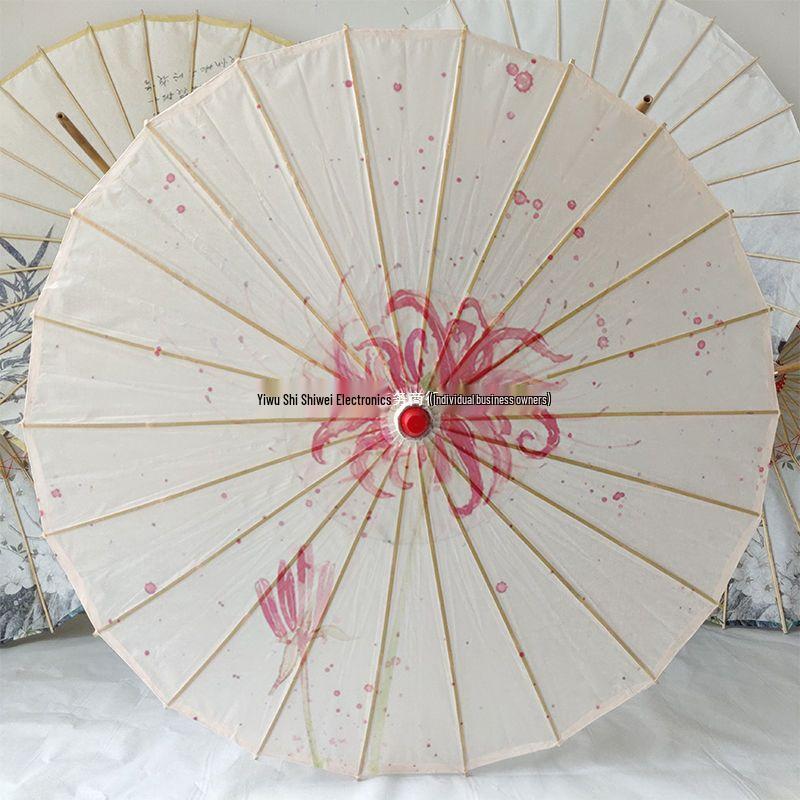 Retro Parasol Olejowy w Stylu Chińskim - Wodoodporny, Ochrona Przed Słońcem, Dekoracja Taneczna i Cheongsam