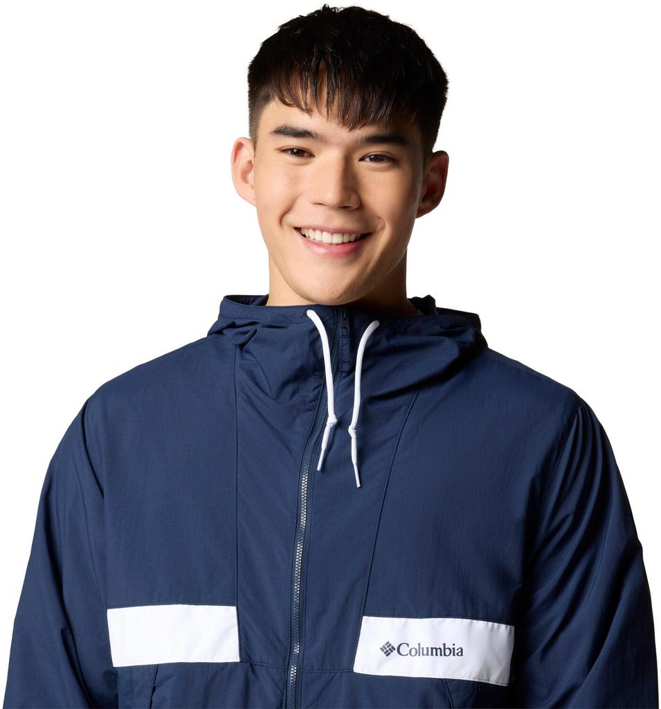 Куртка Columbia Spire Valley Hooded Windbreaker (2117051) collegiate navy/white
