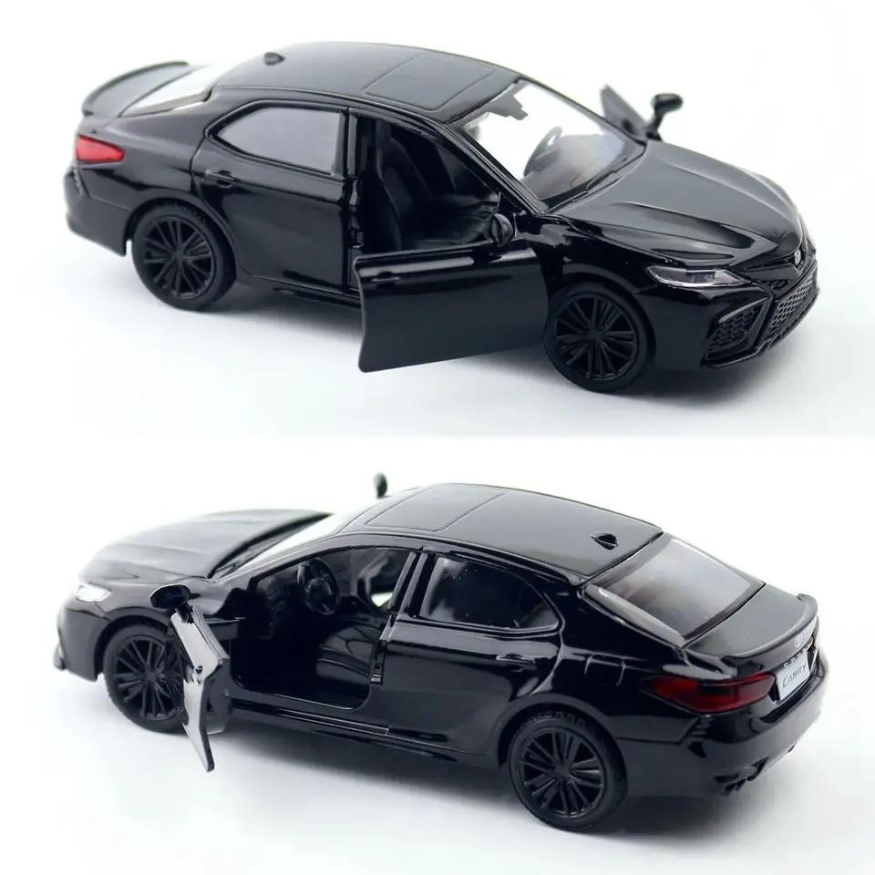 

Toyota Camry XSE Симуляция Литой и Игрушечный Автомобиль Откат и Открывающиеся Двери RMZ city 1:36 моделей автомобилей из сплава, подарки для детей