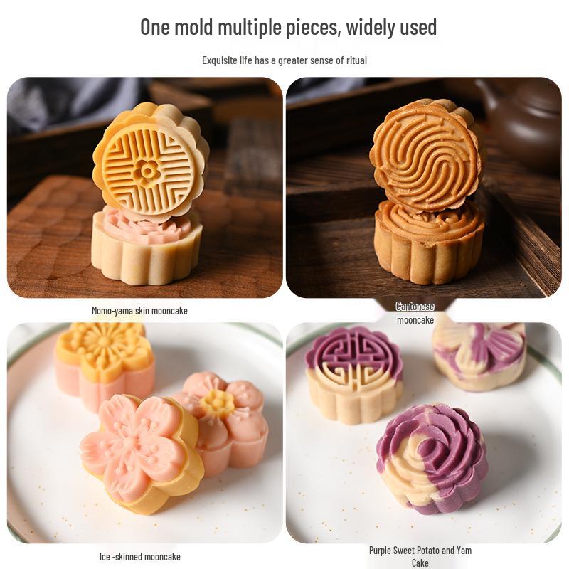 Mid-Autumn Mooncake Mold Stamp Tool for Ice Skin Mung Bean Pastry