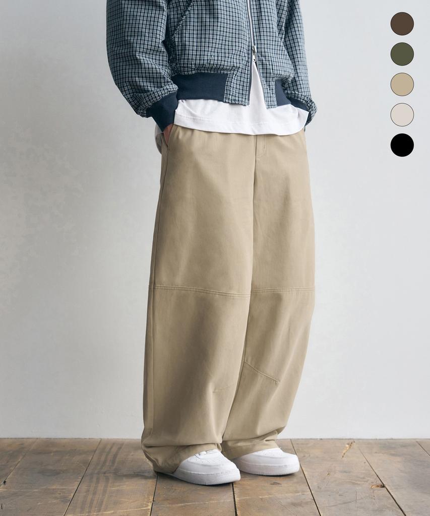 Awodeijeu Flow Wide Elastic Cotton Pants [5 Colors]
