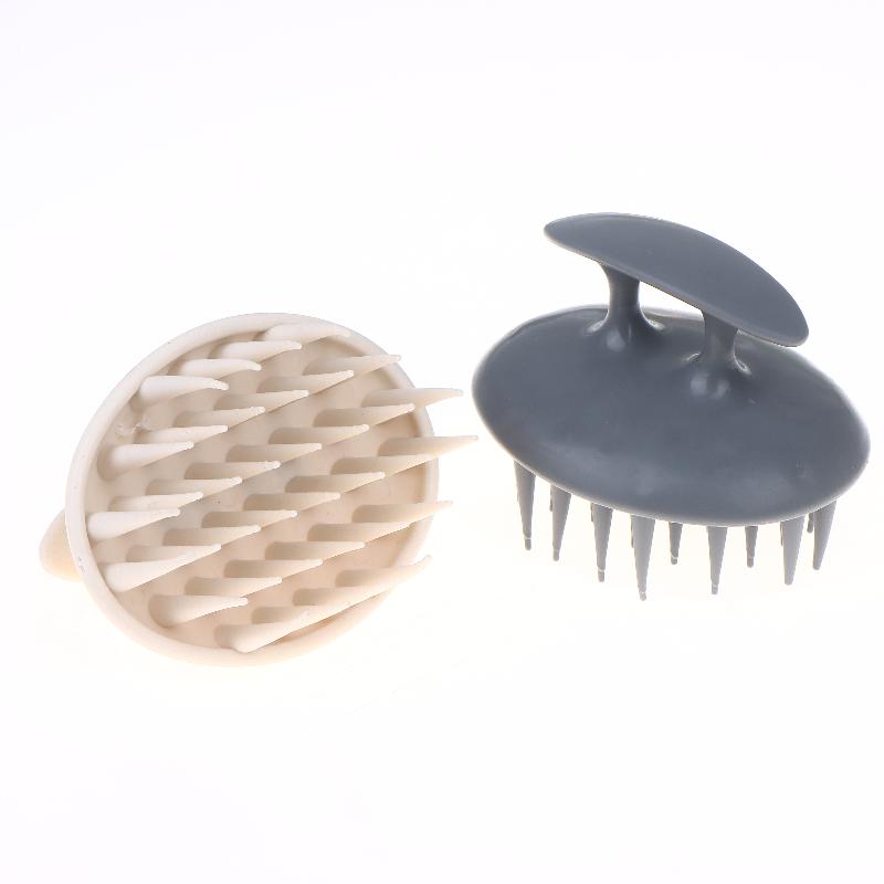 Silicone Scalp Hair Massage Brush Shampoo Massage Comb Bath Wash Hair Care Root Scalp Massager Shower Brush Salon Hair Tool