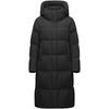 Tanboer Women's Mid-length Hooded Goose Down Jacket