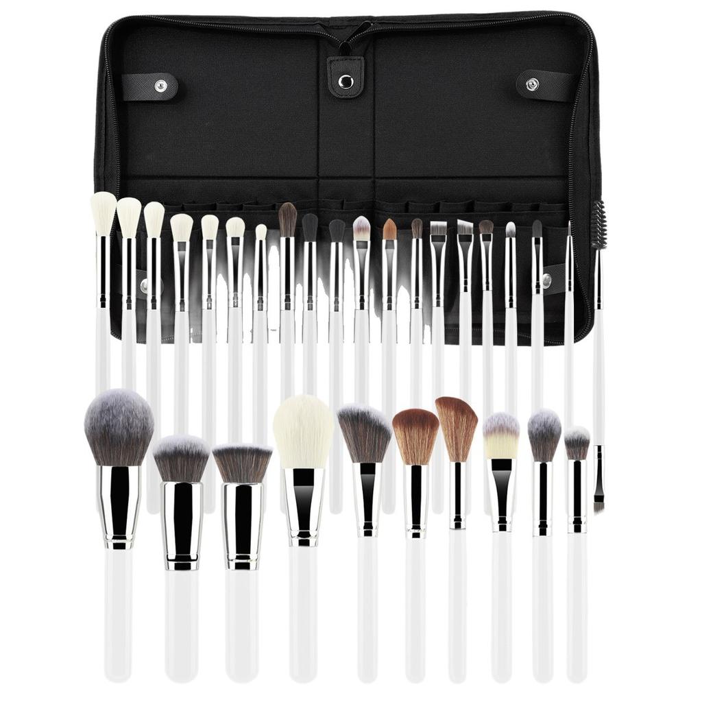 Amazon Set de 30 brochas de maquillaje Especial para maquilladores de estudio Fotográfico Herramienta de belleza multifuncional con bolsa para brochas