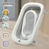 Large Foldable Baby & Toddler Bathtub - Thickened for Sitting & Lying