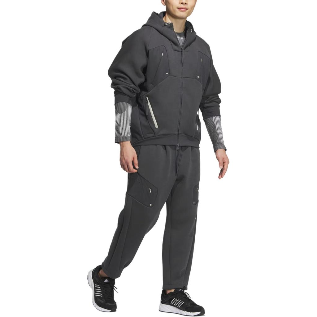 Adidas FUSTL P HOODY2 Jackets & Coats Men's Carbon Black JM6188