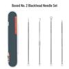 4-Piece Blackhead & Acne Remover Kit - Double-Ended Pimple Popper Tools