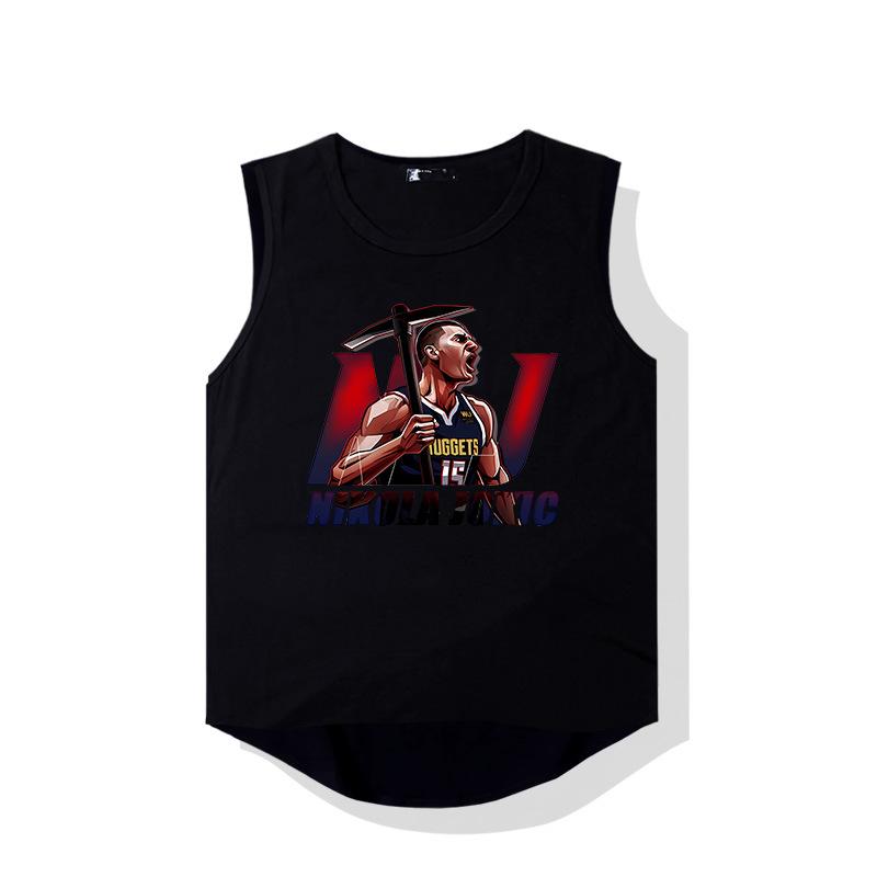 Nuggets basketball Jokic quick-drying vest summer youth student loose trend training jersey 165/S