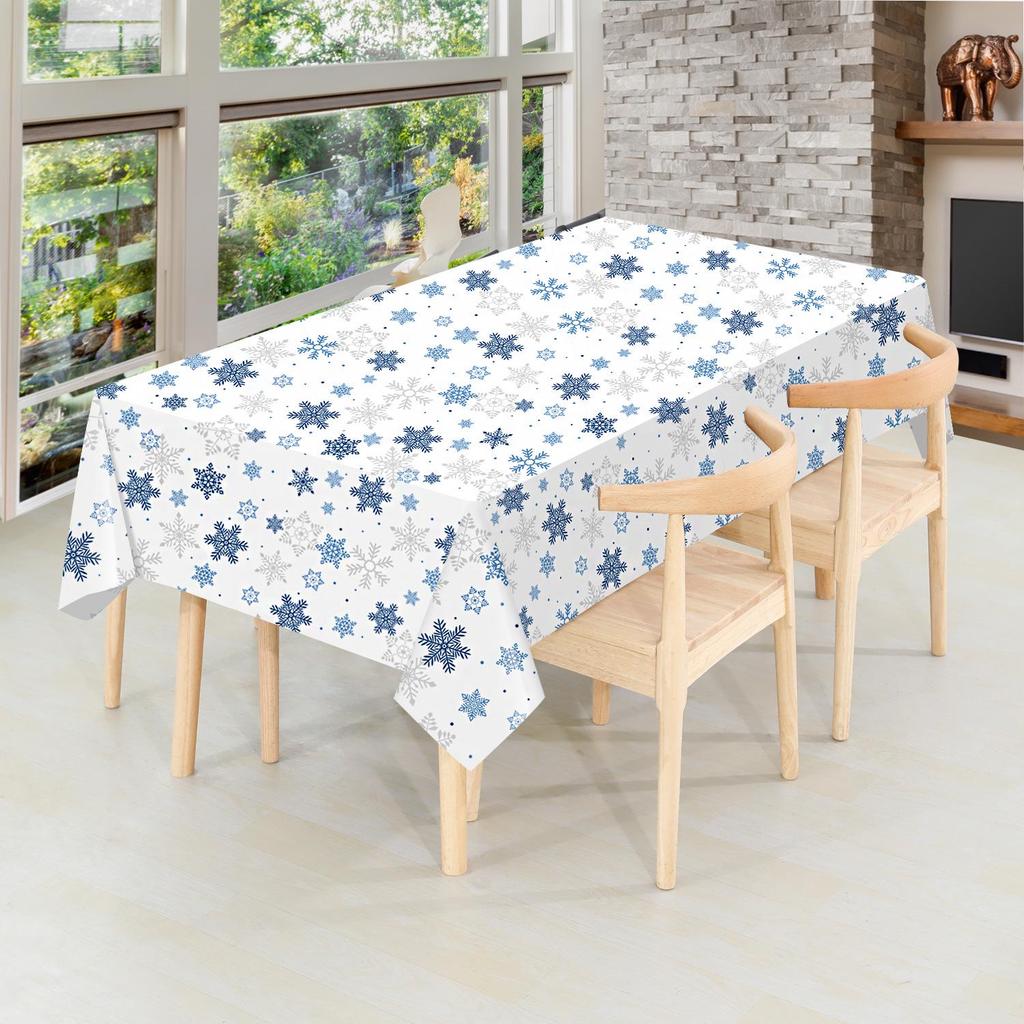 Disposable PEVA Cartoon Balloon Tablecloth - Oil-Proof, Thickened for Birthdays & Kindergarten Parties